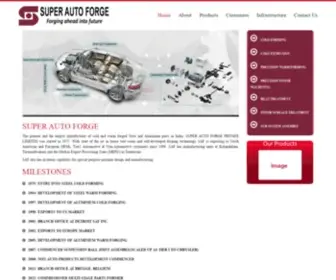 Superautoforge.net(Super Auto Forge Private Limited) Screenshot