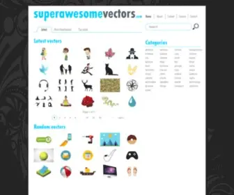 Superawesomevectors.com(Superawesomevectors) Screenshot