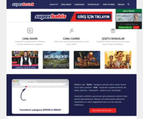 Superbahisgiris.com(Süperbahis) Screenshot