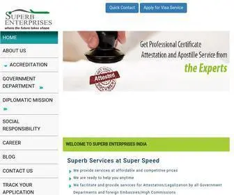 Superbattestation.com(Degree Certificate Attestation) Screenshot