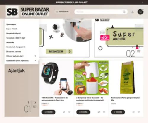 Superbazar.hu(Super Bazar) Screenshot