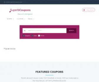 Superbcoupons.com(Superbcoupons) Screenshot