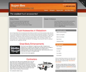 Superbee.ca(Super-Bee Truck Accessories) Screenshot
