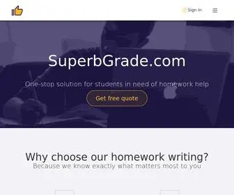 Superbgrade.com(SuperbGrade) Screenshot