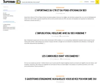 Superbibi.net(Blog web marketing pour les nuls) Screenshot