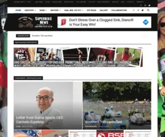Superbike-News.co.uk(Superbike News Motorcycle News) Screenshot