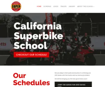 Superbikeschool.co.uk(California Superbike School) Screenshot