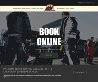 Superbikeschool.com.au(Advanced Motorcycle Training) Screenshot