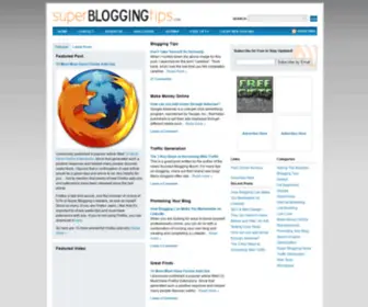 Superbloggingtips.com(Super Blogging) Screenshot