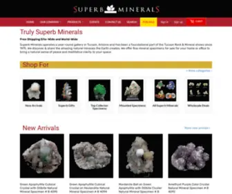 Superbminerals.com(Every mineral) Screenshot