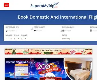 Superbmytrip.com(Book flight tickets) Screenshot
