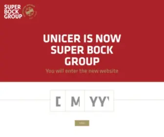 Superbockgroup.com(Super Bock Group) Screenshot