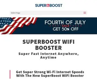 Superboostwifibooster.com(SuperBoost WiFi Booster) Screenshot