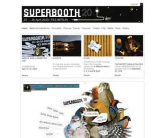Superbooth.com(Superbooth de) Screenshot