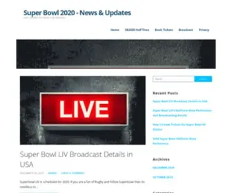 Superbowlgameupdates.live(News & Updates) Screenshot