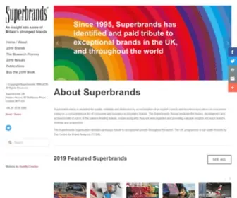 Superbrands.uk.com(Home UK) Screenshot