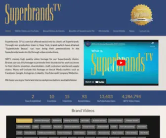 Superbrandstv.com(Superbrands TV) Screenshot