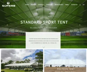 Superbtent.com(Superb® Tent) Screenshot