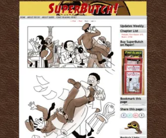 Superbutchcomic.com(Someone is protecting the lesbian bar scene of 1940s Turtle City) Screenshot