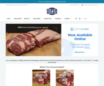Superbutcher.com.au(Super Butcher) Screenshot