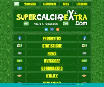 Supercalcioextra.com(SUPER-CALCIO-EXTRA Miglior Sito Pronostici) Screenshot