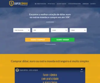 Supercambio.com.br(Supercâmbio) Screenshot