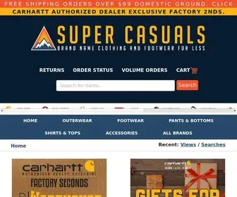 Supercasuals.com(Super Casuals) Screenshot