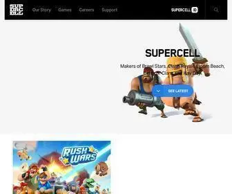 Supercell.com(Supercell) Screenshot
