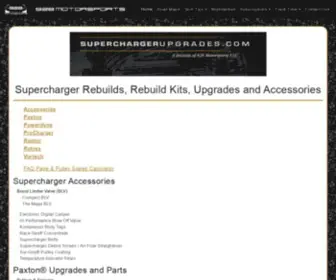 Superchargerupgrades.com(Supercharger Rebuilds) Screenshot