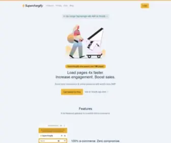 Superchargify.com(PWA for Shopify) Screenshot