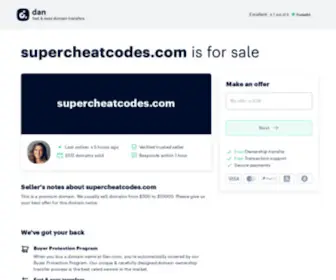 Supercheatcodes.com(De beste bron van informatie over game cheats) Screenshot