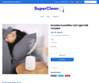 Supercleano2.com(The Place To Save On Humidifier Diffusers) Screenshot