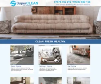 Supercleanproservices.co.uk(Professional Carpet & Upholstery Cleaners) Screenshot