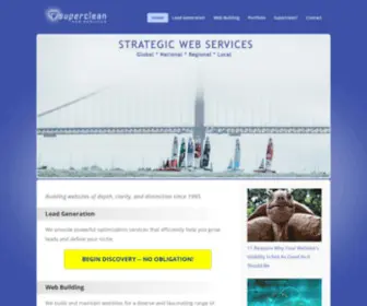 Supercleanweb.com(Superclean improves online visibility + increases lead generation for your B2B) Screenshot