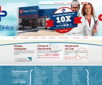 Superclinica.com.br(SUPERCLÍNICA) Screenshot