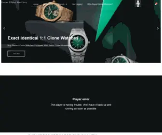 Superclonewatches.is(1 Super Clone Watches For Sale) Screenshot