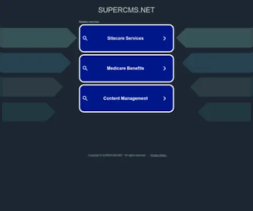 Supercms.net(Supercms) Screenshot