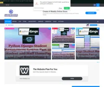 Supercoders.in(Guide of Python Android Website Mobile Development) Screenshot