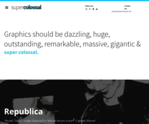 Supercolossal.net(Graphics, Branding, SEO & More) Screenshot
