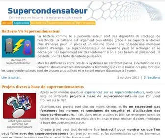 Supercondensateur.com(Ce n'est pas une batterie) Screenshot
