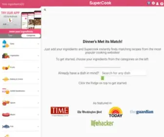Supercook.com(Dinner ideas) Screenshot