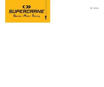 Supercranespt.com.au(Supercrane Service) Screenshot