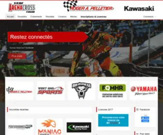 Supercrossquebec.com(Promotion des différentes compétitions de motocross du Bas) Screenshot