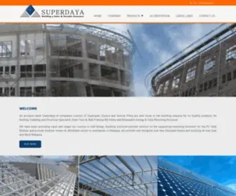 Superdaya.com.my(Pre engineered Building) Screenshot