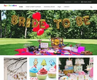 Superdecorations.com(Designer Decor and Beautify Online Shop) Screenshot