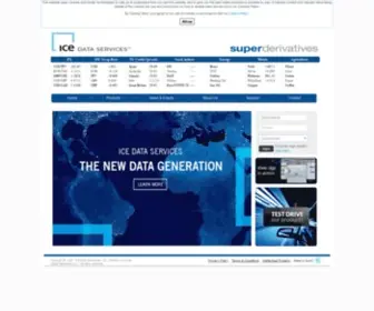 Superderivatives.com(The global derivatives benchmark pricing systems) Screenshot