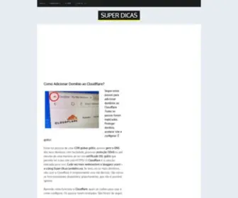 Superdicas.net(SUPER DICAS) Screenshot