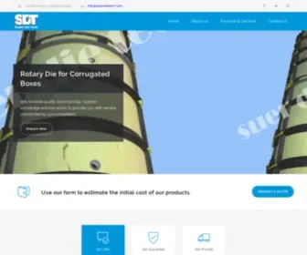 Superdietech.com(Manufacturer of Rotary Die and Corrugated Die) Screenshot