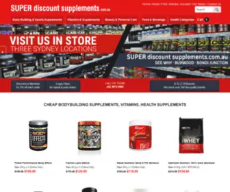 Superdiscountsupplements.com.au(Super Discount Supplements) Screenshot