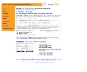 Superdns.com.br(Servidor de DNS Grátis e DDNS Dinâmico) Screenshot